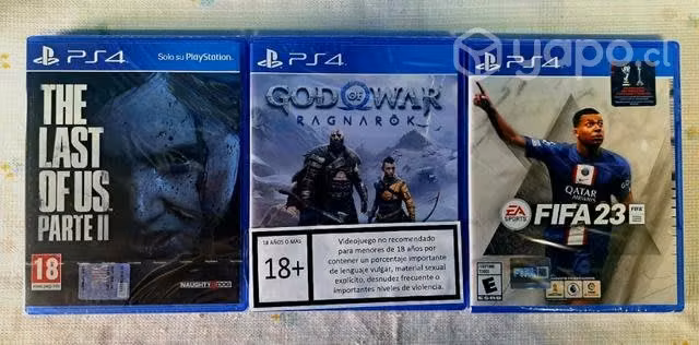 Juegos de PS4 (Nuevos y Sellados)