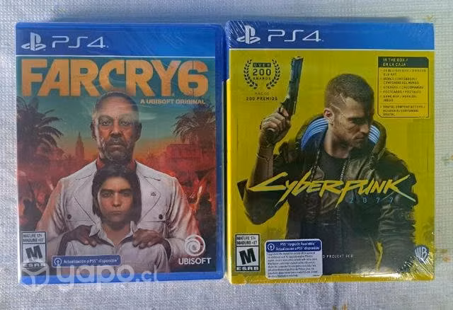Juegos de PS4 (Nuevos y Sellados)