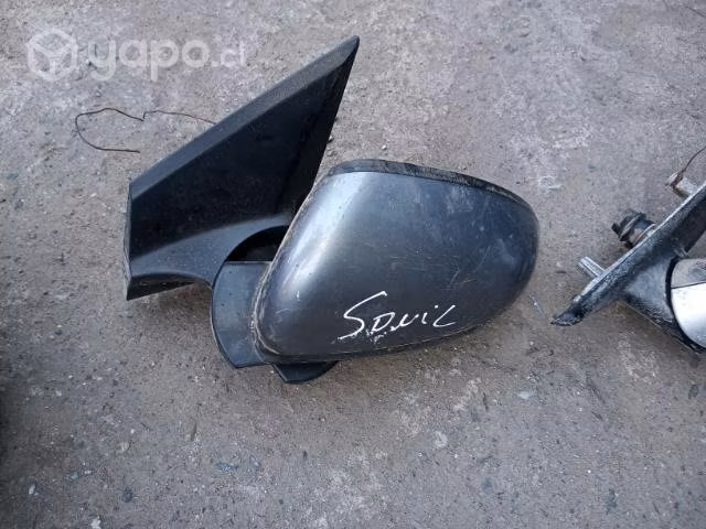 Chevrolet sonic espejo retrovisor envio regs