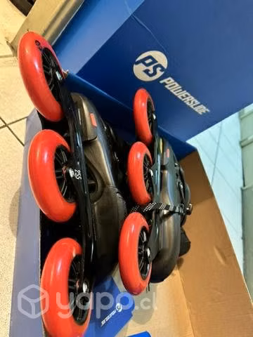 Patines Roller Powerslide Imperial Negro Rojo 110