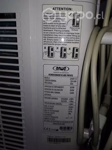 Aire acondicionado portátil ANWO Calefactor