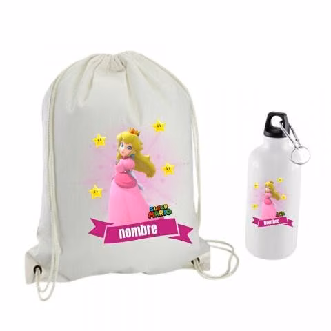 Botella de agua personalizada pitches super mario