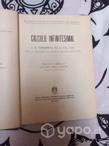 Cálculo Infinitesimal de Thompson