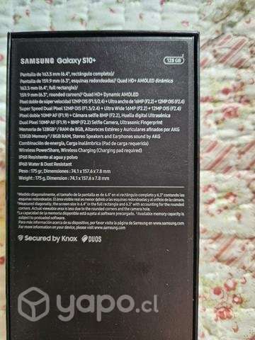 Galaxy s10 plus blanco - Imagen 3