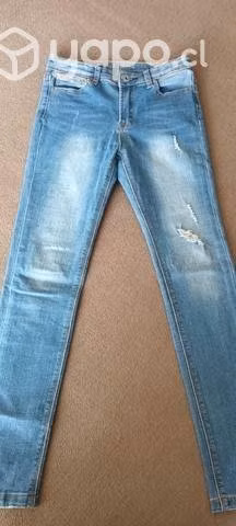 Jeans Pepe Jeans Celeste Talla 12 Impecable