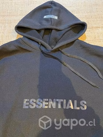 Poleron negro , cero uso talla XL
