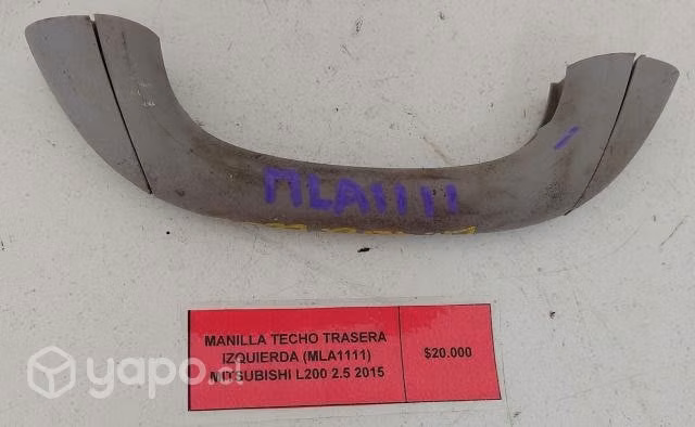 Manilla Techo Tras Izq (MLA1111) Mitsubishi L200