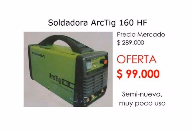 Soldadora ArcTig 160 HF