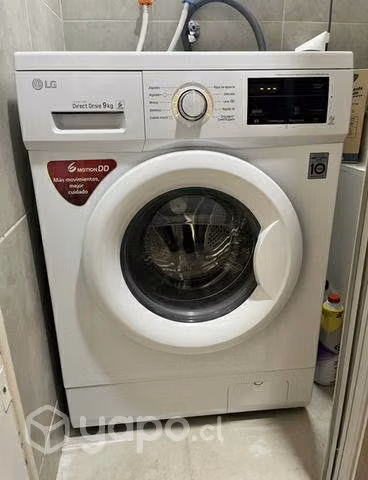 Lavadora Frontal 9K LG Direct Drive