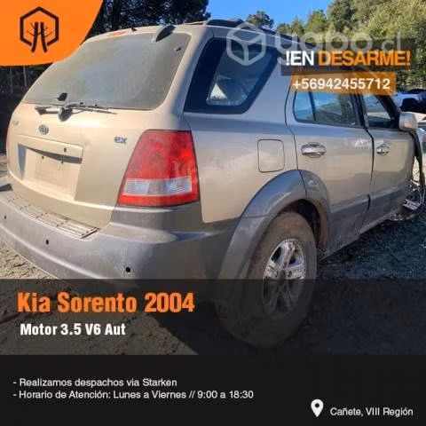 Tubo escape kia sorento 2004