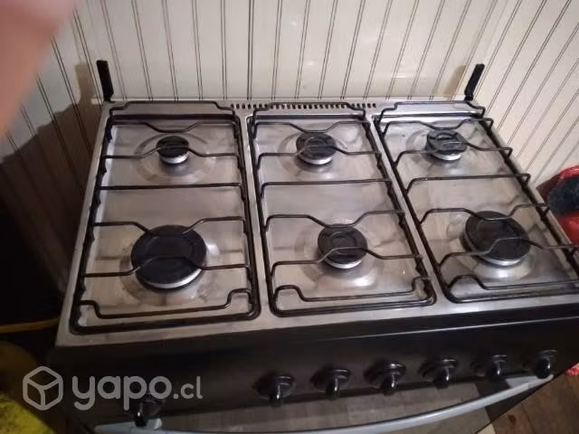 Cocina a gas 6 platos