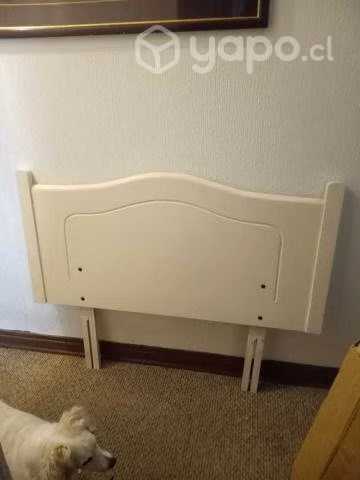 Respaldo cama de niña 1/2