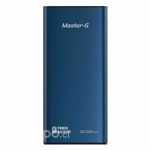 Cargador Portátil Carga Rápida Master-g 20.000 mAh