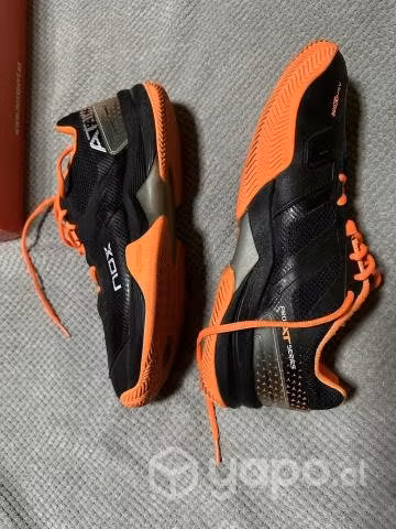 Zapatillas Padel AT10 Negro-Naranja - NOX