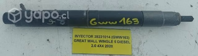 Inyector 28231014 (GWW163) Great Wall Wingle 5