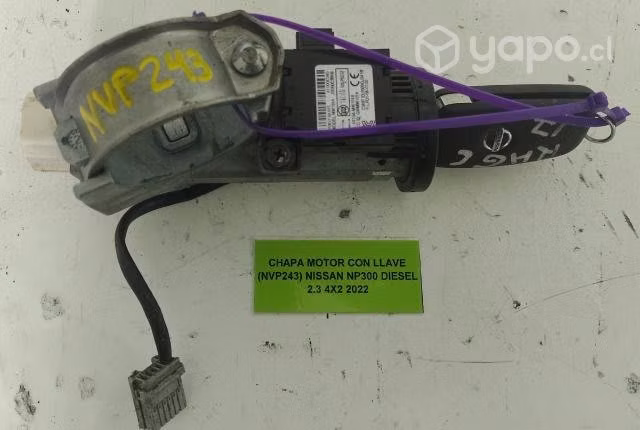 Chapa Motor Con Llave (NVP243) Nissan NP300 Diesel
