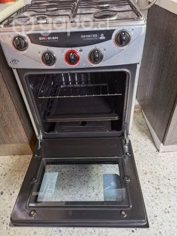 Cocina Gas 4 Quemadores CH-9050 Silver