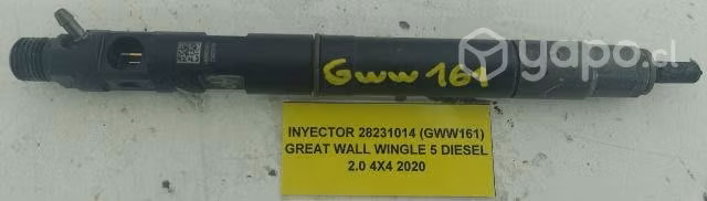 Inyector 28231014 (GWW161) Great Wall Wingle 5