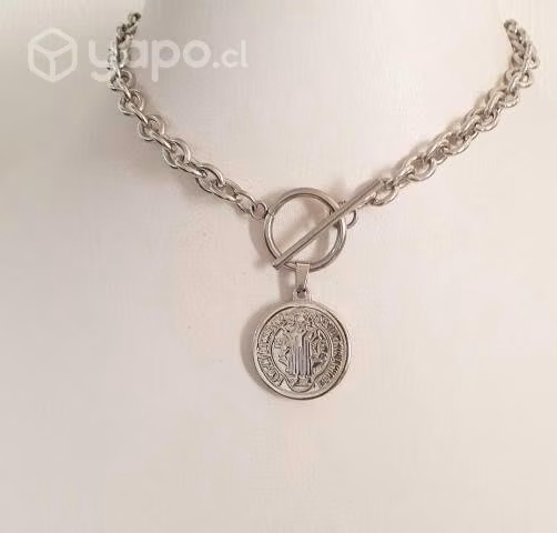Cadena medalla san benito
