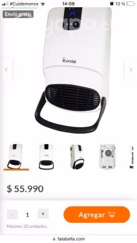 Calefactor de Baño de Pared Kendal - Imagen 4