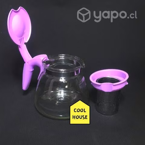 Hermosa tetera de vidrio para infusiones - Imagen 2