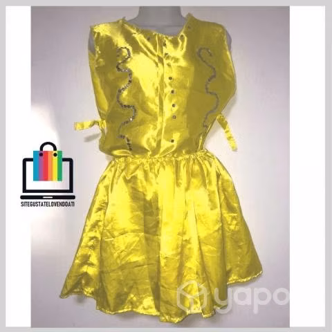 Traje Nortino - Caporal - La Tirana Nuevo Amarillo