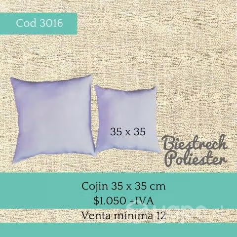 Cojin sublimacion estampado