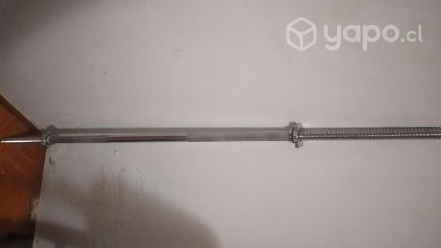 Discos+barra recta+jaula multifuncional