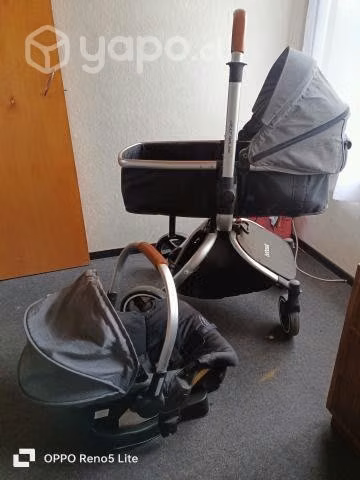 Coche de guagua, cuna y cama de transicion
