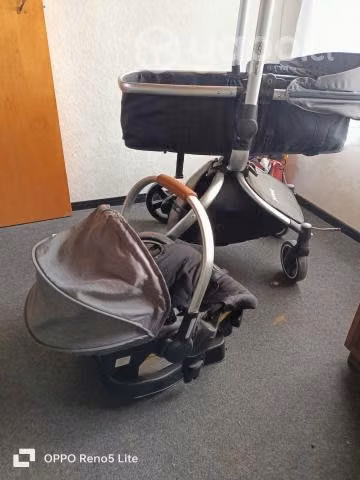 Coche de guagua, cuna y cama de transicion