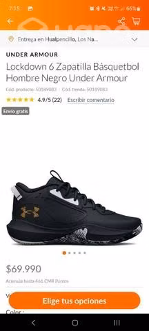 Zapatillas UnderArmour Lockdown 42