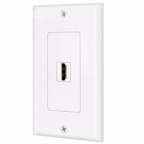 Placa a muro 1 puerto hdmi, v. 1.4, h/h, 10 cms. m