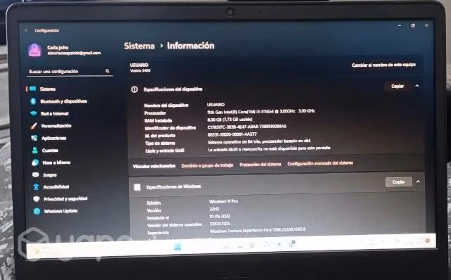 Notebook Dell Vostro 14" - Imagen 2