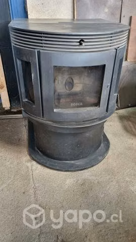 Estufa a pellet bosca soulfree con detalle
