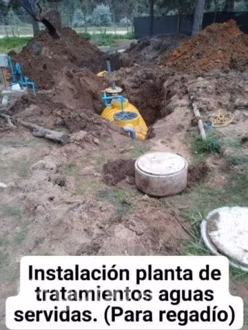 Instalaciones de fosas y estanques de agua