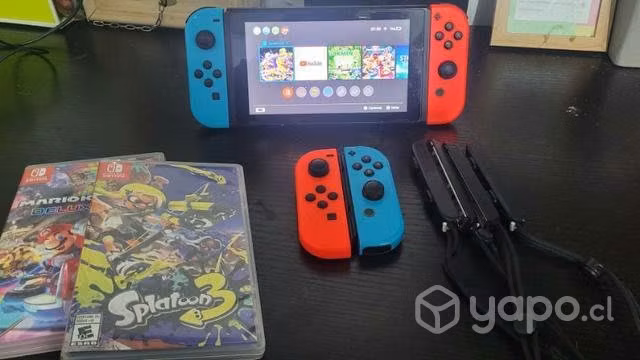Consola Nintendo switch con juegos