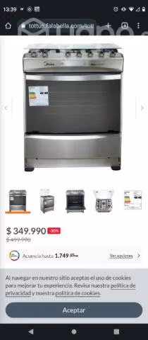 Cocina midea pro cook-500