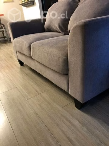 Sillón 2 cuerpos gris - Imagen 2