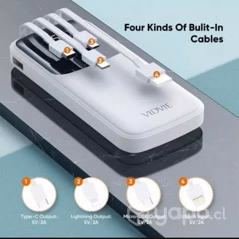 Batería Portátil Carga Rápida 20000mah 2 Usb Powe - Imagen 2