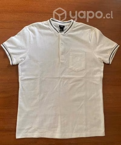 Polera Blanca hombre Talla S