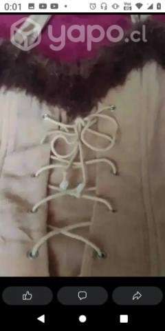 Disfraz tipo picapiedras talla M - Imagen 2
