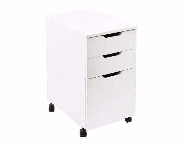 Cajonera Archivador Oficina 3 Cajones Blanco Isabe