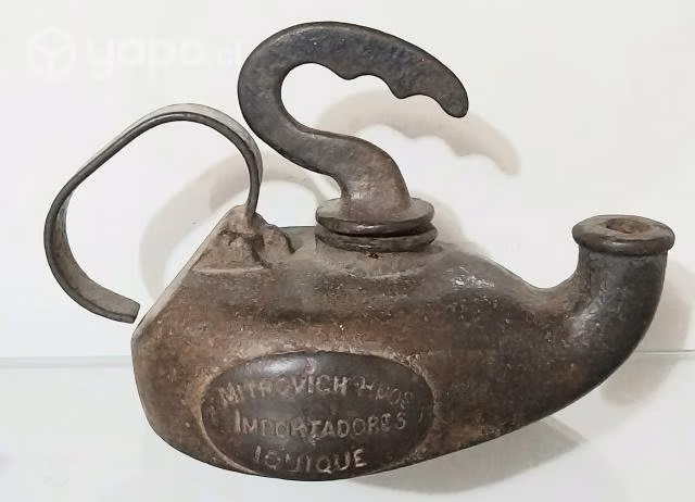 Antigua lampara fierro fundido wells sincle torch