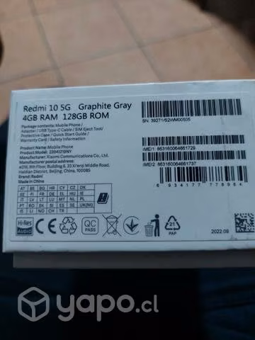 Celular xaomi10 5g