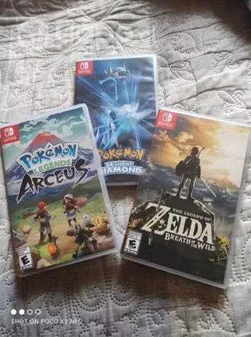 Pokemon arceus,zelda bow,pokemon diamante switch