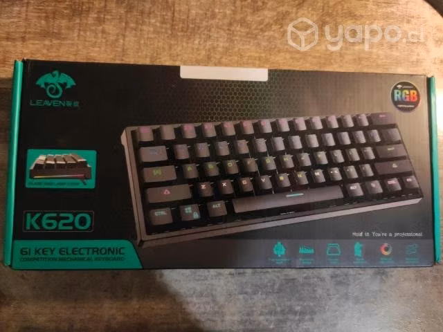 Teclado Mecanico Leaven 60% Switch Azul - Imagen 5