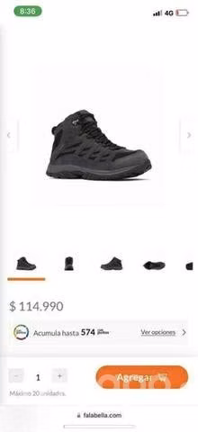 Zapatos outdoor Columbia número 41