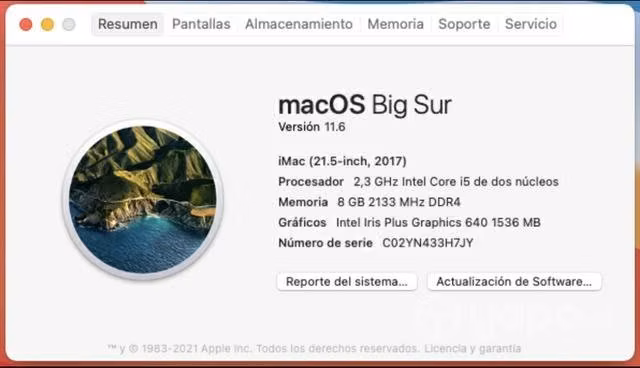 Mac escritorio 21 pulgadas - Imagen 2
