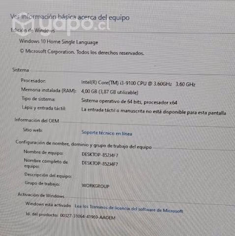 Pc a la venta