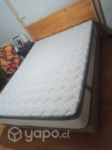 Cama 2 plazas para matrimonio nueva usada por apur